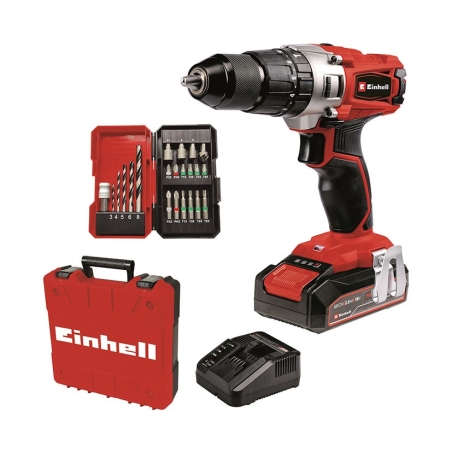 Taladro atornillador con percusión EINHELL 18V Brushless 