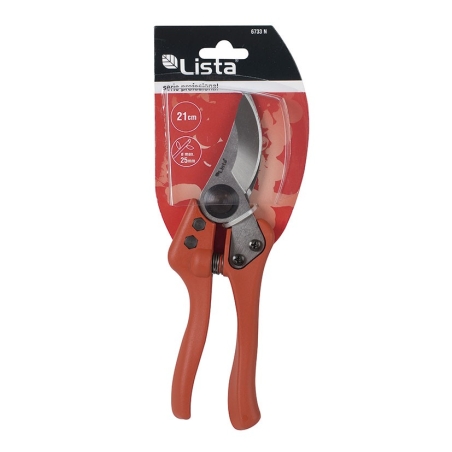 Tijera de poda profesional LISTA 21,5 cm corte 25 mm 