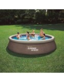 Piscina autoportante imitacion rattan  396x84cm + depurad...