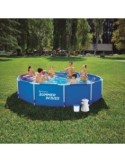 Piscina tubular redonda 366 x 76 cm + depuradora - Suinplas