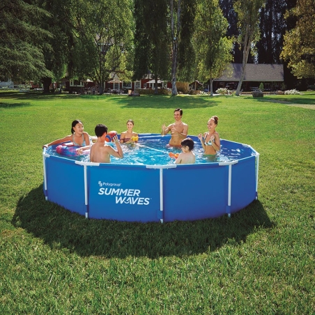 Piscina tubular redonda 366 x 76 cm + depuradora - Suinplas