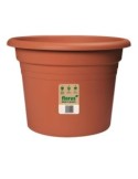 Maceta mediterran cilindro 30cm terra - Suinplas