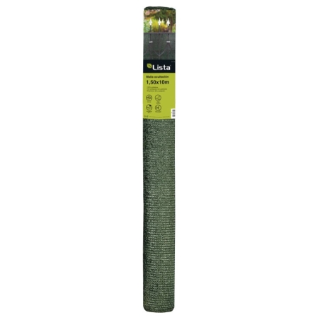 Malla ocultacion 1,5 x 10 m verde - Suinplas