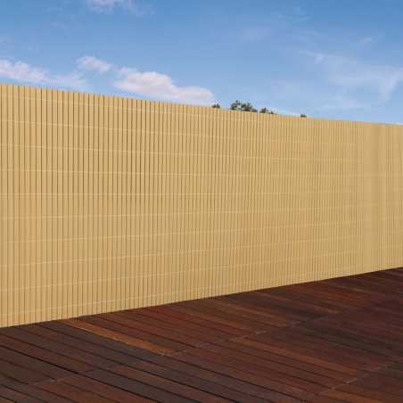 Cañizo pvc lite doble cara 16mm 1.5x3m caña - Suinplas
