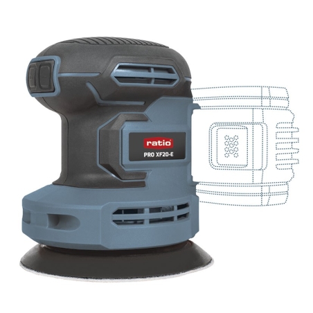Lijadora Excéntrica RATIO 20V 125 mm Profesional 