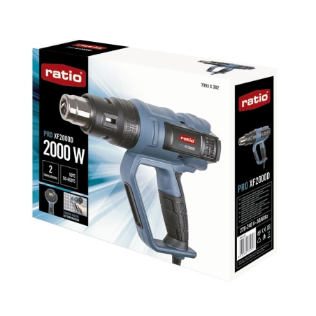 Pistola decapadora PRO XF2000D 2000W profesional 