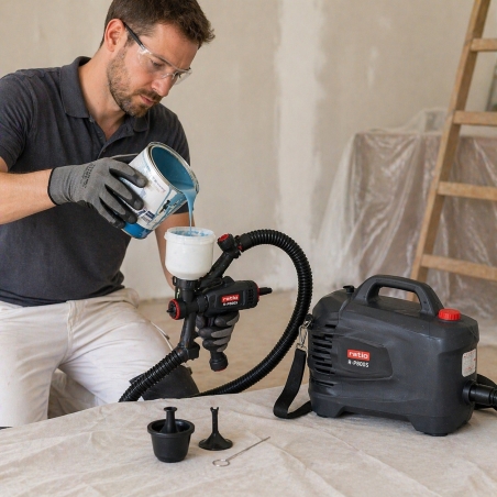 Pistola de pintar RATIO R-P800S 800W eléctrica 