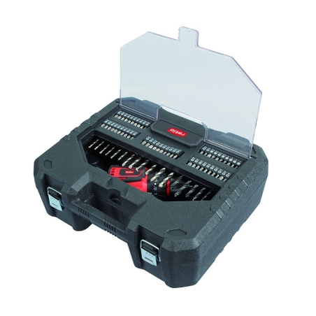 Taladro Percutor RATIO 18V Brushless + 68 Accesorios 