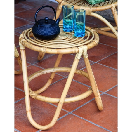 Mesa baja ratan natural - Suinplas