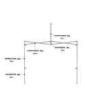 Carpa jardin plegable blanca 3x3xh.3,20m - Suinplas