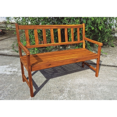 Banco jardin  samay madera acacia con reposabrazos - Suin...