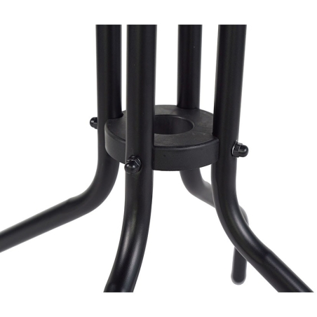 Mesa balcon mod. lara-grenta 60cm acero negro - Suinplas