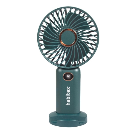 Ventilador de mano usb habitex verde - Suinplas
