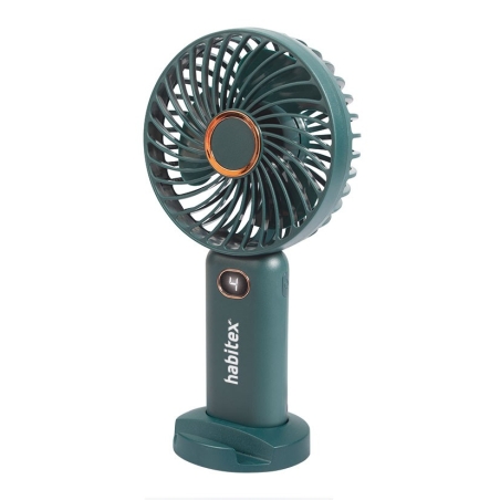 Ventilador de mano usb habitex verde - Suinplas
