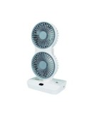 Ventilador sobremesa doble HABITEX V10 USB-C batería 