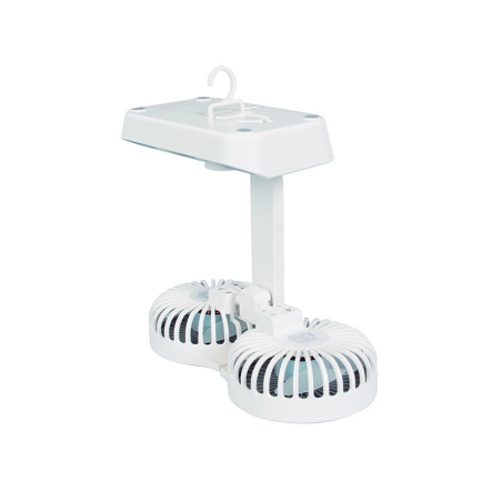 Ventilador sobremesa doble HABITEX V10 USB-C batería 