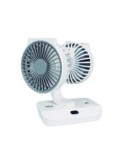 Ventilador sobremesa doble HABITEX V10 USB-C batería 