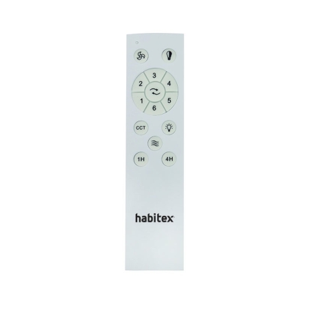 Ventilador techo Habitex VTM50 132 cm LED blanco madera 