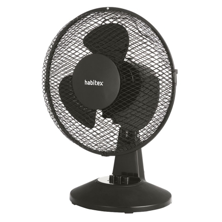 Ventilador sobremesa habitex  s23 negro - Suinplas