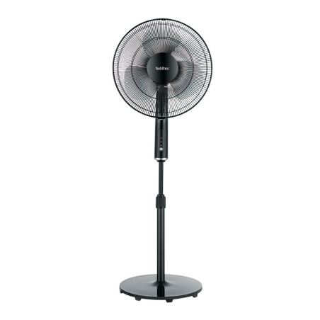 Ventilador de pie vp m40 negro habitex con mando a distan...