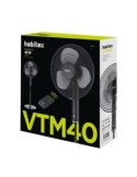 Ventilador de pie vp m40 negro habitex con mando a distan...