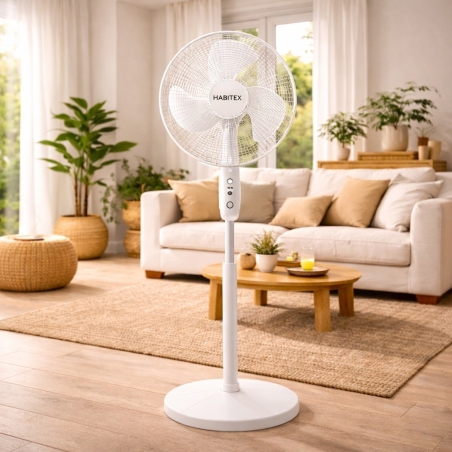 Ventilador de pie Habitex VP-06+ 45W Ø40 cm oscilante 
