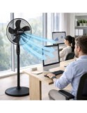 Ventilador de pie Habitex VP-08+ 55W Ø45 cm alto caudal 