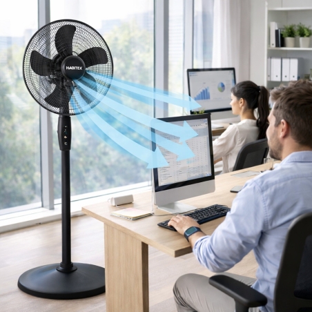 Ventilador de pie Habitex VP-08+ 55W Ø45 cm alto caudal 