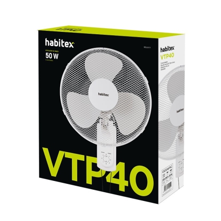 Ventilador pared habitex  vtp40 - Suinplas