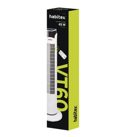 Ventilador de torre habitex vt-60 con mando a distancia -...