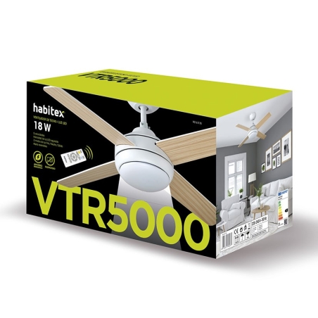Ventilador techo led habitex  vtr-5000 mando a distancia...
