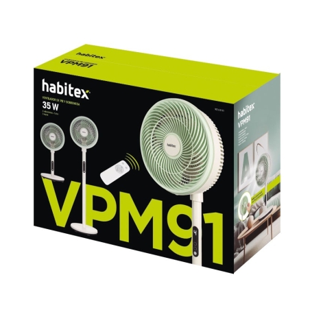 Ventilador pie ajustable habitex artp - Suinplas