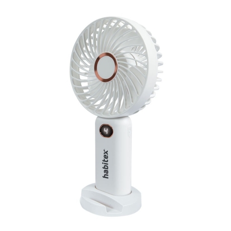 Ventilador de mano usb habitex blanco - Suinplas