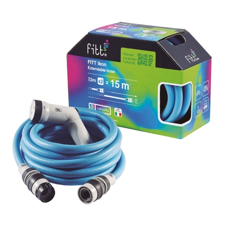 Kit manguera ikon blue 15m + pistola - Suinplas