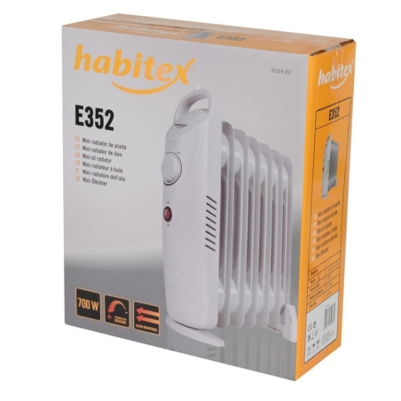 Miniradiador de aceite habitex serie e 700w/1000w - Suinplas