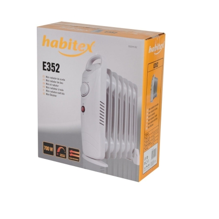 Miniradiador de aceite habitex serie e 700w/1000w - Suinplas