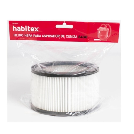 Filtro hepa de recambio para aspirador de cenizas habitex...