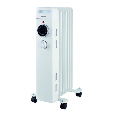 Radiador de Aceite Habitex H4591 – 7 Elementos, 1500W - Suinplas