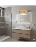 Estufa compacta para baño – con cabezal orientable y func...