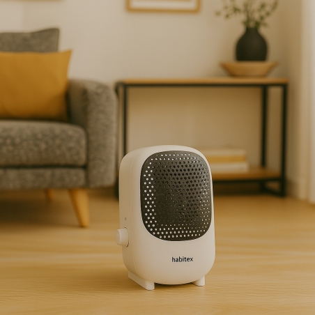 Mini Calefactor Cerámico Habitex WarmAir™ Blanco 