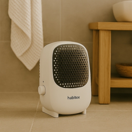 Mini Calefactor Cerámico Habitex WarmAir™ Blanco 