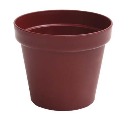 Maceta altea pvc 19cm borgoña    - Suinplas
