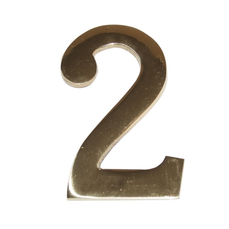 Numeracion edificios laton pulido 10cm nº 0 - Suinplas