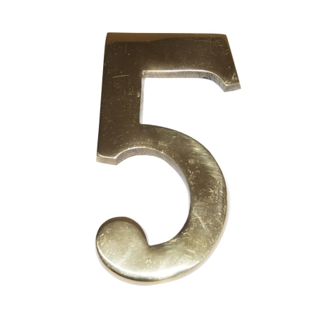 Numeracion edificios laton pulido 10cm nº 0 - Suinplas