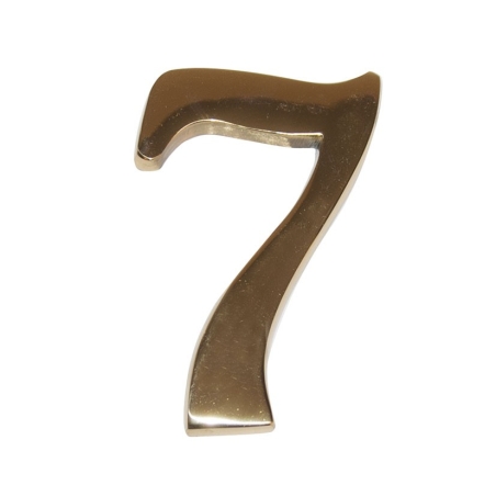 Numeracion edificios laton pulido 10cm nº 0 - Suinplas