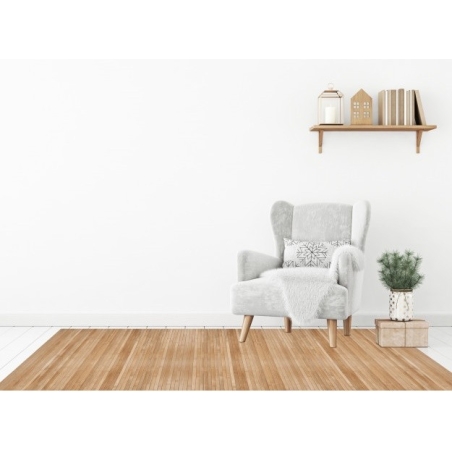 Alfombra bamboo cool gris 60x90 - Suinplas