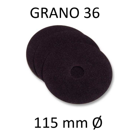 Disco abrasivo fibra 115gr grueso (6ud) - Suinplas