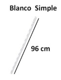 Guia simple blanco 96cm - Suinplas