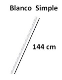 Guia simple blanco 96cm - Suinplas