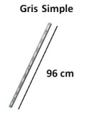 Guia simple gris 96cm - Suinplas